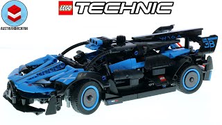 LEGO Technic 42162 Bugatti Bolide Agile Blue  LEGO Speed Build Review [upl. by Caplan]