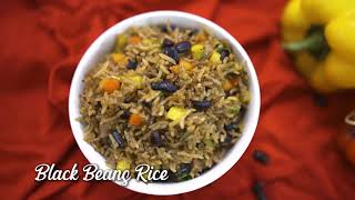 How To Make Black Beans Rice  Black Beans Rice Recipe  Eatsy Tasty [upl. by Jeanne]