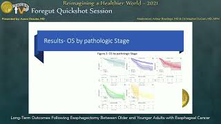 LongTerm Outcomes Following Esophagectomy Between Older and Younger Adults with Esophageal Cancer [upl. by Eniladam]