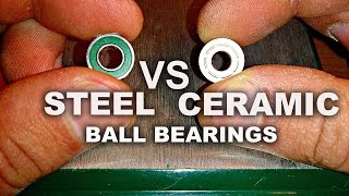 Steel VS Full Ceramic Bearings Friction Test [upl. by Raffin]