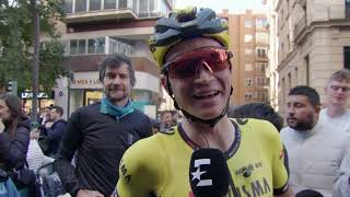 Sepp Kuss  Interview at the finish  Vuelta Ciclista a la Region de Murcia 2024 [upl. by Anrapa245]