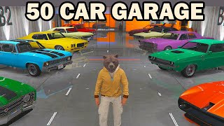 WOW THE NEW 50 CAR GARAGE IS HERE In GTA Online [upl. by Ludlow]