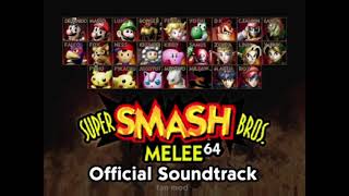 Slider Melee  Super Smash Bros Melee 64 OST fan made [upl. by Dash]