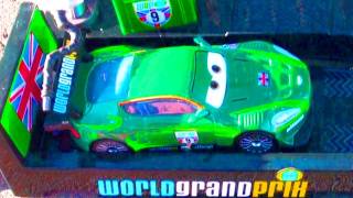 Cars 2 Pit Stop Launchers Nigel Gearsley Diecast Disney Pixar Cars 2 Toy Review Mattel Race Off Set [upl. by Krysta414]