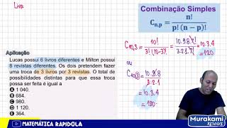 COMBINAÇÃO SIMPLES  ANÁLISE COMBINATÓRIA 02 [upl. by Ramoj]