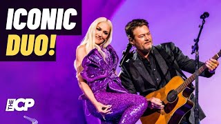 Celebrity  Gwen Stefani Blake Shelton perform ‘Purple Irises’ at ACM Awards  The Celeb Post [upl. by Fadas276]