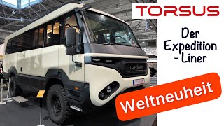 TORSUS LIBERRA Expeditionliner MAN TGM Prototyp Weltpremiere an der Messe Leipzig [upl. by Spain]