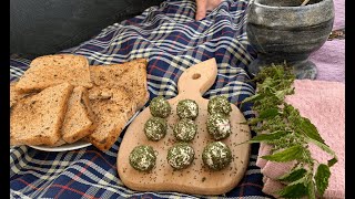 She collects and cooks edible nettle seeds Part 29 ASMR [upl. by Ribal]