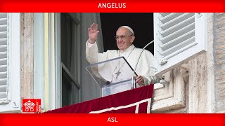 October 6 2024 Angelus prayer Pope Francis ASL [upl. by Ramaj]