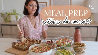 Meal prep dété  Je cuisine 5 recettes de saison [upl. by Utham]