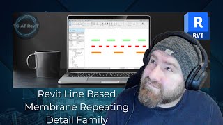 Revit Line Based Membrane Repeating Detail Family [upl. by Llevart7]