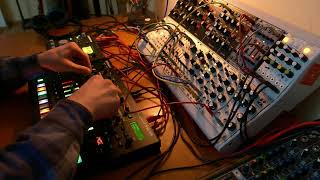 Eurorack  Drum Machine Techno Jam  23032024 [upl. by Avon]