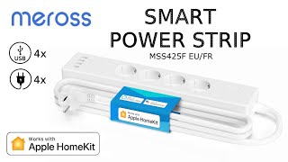 Meross Smart power strip Apple HomeKit [upl. by Namrac266]