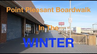 A winter walk on Jenkinsons Boardwalk Point Pleasant Beach [upl. by Alled]