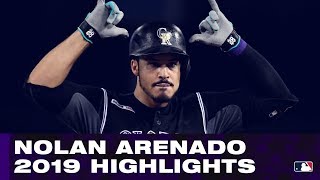 Nolan Arenado 2019 Highlights  Rockies 3B dominates in field and at plate MLB Highlights [upl. by Happy]