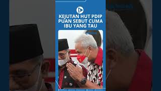 Puan Sebut Cuma Ibu yang Tahu Perihal Kejutan Mega di HUT PDI Perjuangan [upl. by Thoer340]