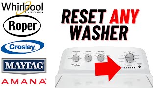 How do I manually reset my washing machine [upl. by Aseiram]