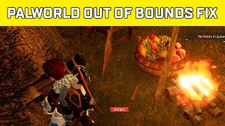 Palworld Stuck Out Of Bounds  Under The Map Glitch  Fix  Guide [upl. by Dlaner]