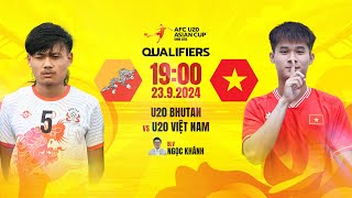 🔴TRỰC TIẾP U20 BHUTAN  U20 VIỆT NAM  VÒNG LOẠI U20 CHÂU Á 2025 [upl. by Iblehs]