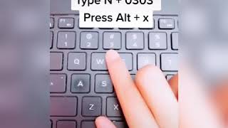 How to type the letter Enye Ñ on laptop Part 1 and 2 howto computertips Shorts [upl. by Rachael]