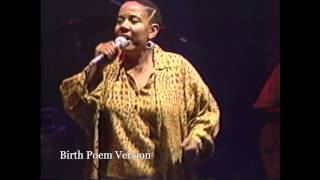 Lillian Allen  Birth Poem Live 1988 [upl. by Nomolas920]