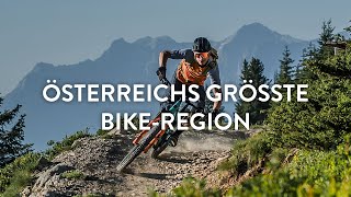 Österreichs größte BikeRegion Saalbach Hinterglemm Leogang Fieberbrunn [upl. by Ehav]