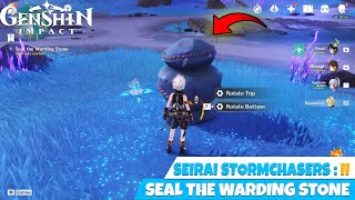 Seal the warding stone Puzzle Genshin Impact Part 2 [upl. by Aititel]