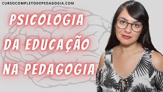 Psicologia da Educação na Pedagogia  Tatiane Rosa [upl. by Annasoh]