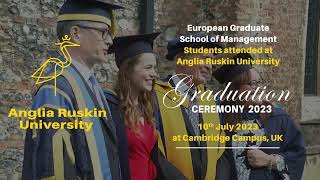 Anglia Ruskin University  Graduation Ceremony [upl. by Lekar]