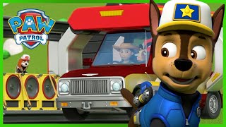 Los cachorros camioneros Los cachorros salvan los altavoces robados  PAW Patrol Episodio Español [upl. by Ahseram]