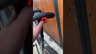 Install taillight smartbrake from Rockbros to Cannondale bike [upl. by Lekar57]