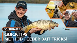 Quick Tips  Method Feeder Bait Tricks [upl. by Lihcox]