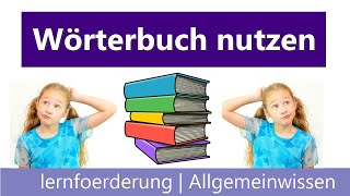 Wörterbuch ✅ richtig benutzen  Erklärung und Übungen [upl. by Shanta147]