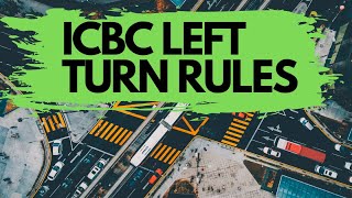 ICBC Left Turn  How To Turn Left at Traffic Lights canada vancouver howtodrive driverslicense [upl. by Ellesig]