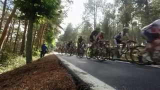 Ciclista meando Mundial de Ponferrada 2014 UCI elite Men´s road race 2014 [upl. by Aissatsana]