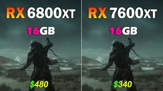 Used RX 6800 XT or New RX 7600 XT Which one should you buy Test in 1080p amp 1440p [upl. by Jasisa]