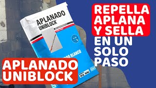 APRENDIENDO a Repellar Aplanar y Sellar con UNIBLOCK Parte 1 [upl. by Ahsekim703]