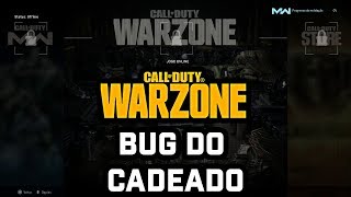 CALL OF DUTY WARZONE PS4  COMO RESOLVER BUG DO CADEADO E FALHA NA CONEXÃO [upl. by Nerrol887]