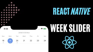 Dateweek slider in React Native [upl. by Nelrsa]