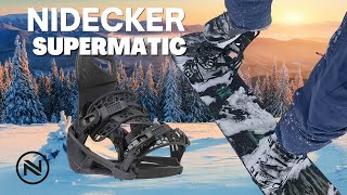 Nidecker Supermatic Step In Snowboard Bindings  These Legit Testing amp Review [upl. by Leslie201]