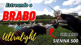 ESTREANDO MOLINETE SHIMANO SIENNA 500  UM DOS MELHORES MOLINETES PARA PESCA ULTRALIGHT 2023 [upl. by Lrem]