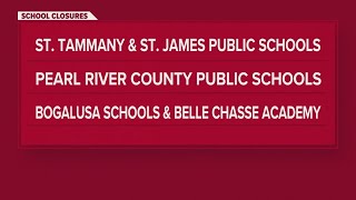 School closures schedule changes announced due to severe weather forecast [upl. by Chilson]