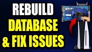 PS5 How to Rebuild Database amp Fix Corrupted Data  Full Guide [upl. by Ayotal]