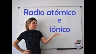 QUÍMICA Radio atómico e iónico [upl. by Constantia]