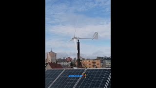 Home Wind Turbine System 3KW48V made by ZONHAN [upl. by Adnilreh]