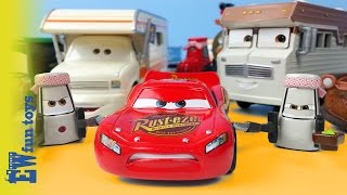 Disney Pixar Cars Diecast Toys Part 7 Mattel with Mcqueen Mater RV Planes New カーズ 2015 [upl. by Eluj]