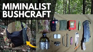 Minimalist Kit for Jungle Bushcraft  Helikon Tex Bushcraft Haversack [upl. by Belac]