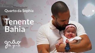 GRÃO DE GENTE PRESENTEIA TENENTE BAHIA E A FILHA SOPHIA COM QUARTO DE BEBÊ ESCOLHIDO PELA MÃE [upl. by Aubin]