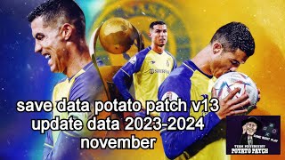 UPDATE POTATO PATCH V13 SAVE DATA NOVEMBER  BLUS PS3 PKG 20232024 [upl. by Aisyram]