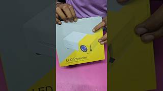 mini LED projector unboxing video ledprojetor unboxing led projector unboxingvideo shorts 🎥🎉🎈 [upl. by Arlie264]